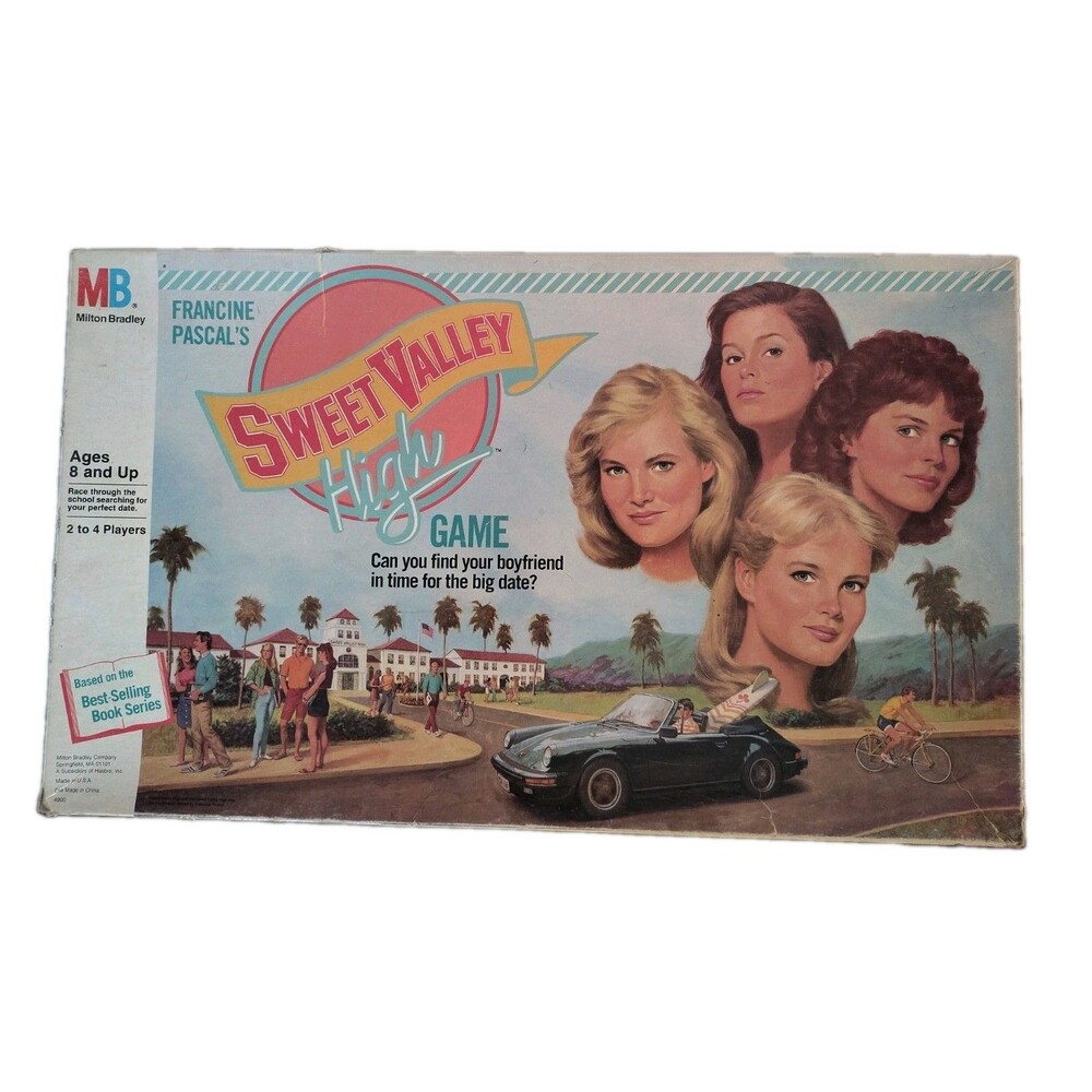 Vintage MB "Sweet Valley High" Board Game~1988~Francine Pascal